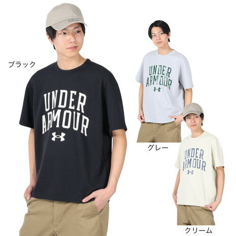 アンダーアーマー（UNDER ARMOUR）（メンズ）オーバーサイズ グラフィック Tシャツ 半袖 1385507