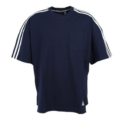 アディダス（adidas） Tシャツ メンズ 半袖 マストハブ 3ストライプス LOOSE JKL55-GN0812 カットソー （メンズ）