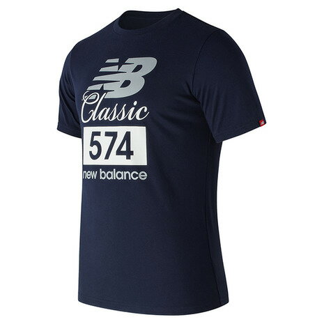 ニューバランス(newbalance) 多少の傷汚れありの為大奉仕 クラシック574TシャツAMT81543PGM(メンズ)