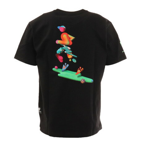 ニューバランス（new balance）（メンズ）Tシャツ メンズ 半袖 SPECTRUM グラフィック MT21556BK 3