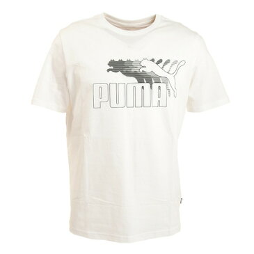 プーマ（PUMA） NO.1 LOGO グラフィックTシャツ 849473 02 WHT （メンズ）