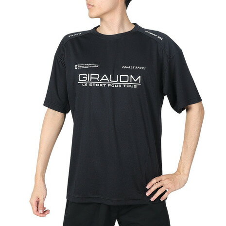 ジローム（GIRAUDM）（メンズ）ドライプラスクール シャインブロック メッシュ 半袖Tシャツ CT4S0025-T..