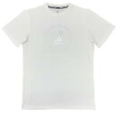 アディダス ペアTシャツ アディダス（adidas）（メンズ、レディース）T-shirts circle logo adiCL01-CS22 WHT/SLV