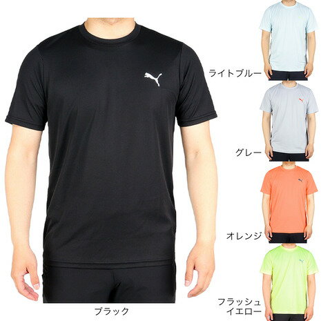 プーマ（PUMA）（メンズ） ドライプラス ワンポイント半袖Tシャツ 522293 01