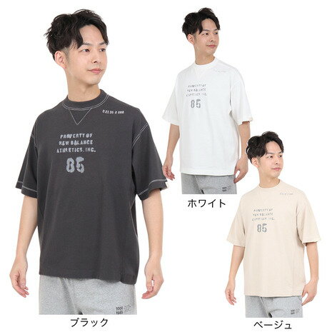 ニューバランス（new balance）（メンズ）半袖Tシャツ メンズ 1000 グラフィックTシャツ R AMT35006 1