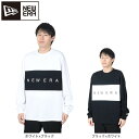 ニューエラ(NEW ERA)(メンズ、レディース)オーバーサイズド パフォーマンス 長袖Tシャツ パネルロゴ 14121996/14121997