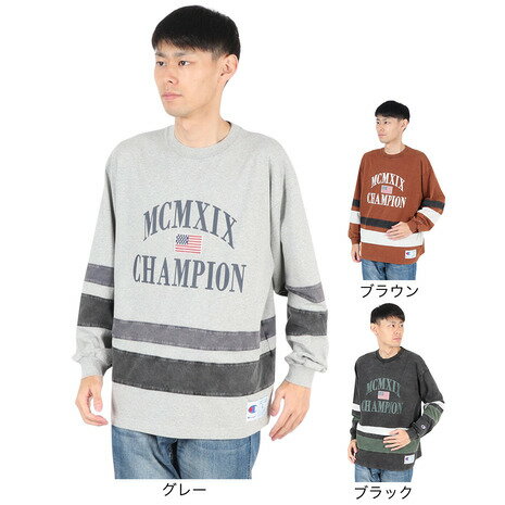 チャンピオン-ヘリテイジ（CHAMPION-HERITAGE）（メンズ）AS 16s リラックス グラフィック 長袖Tシャツ C3-C411