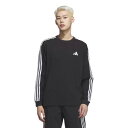 アディダス(adidas)(メンズ)エッセンシャルズ プラス ルーズフィット スリーストライプス 長袖Tシャツ JUP88-JW6934