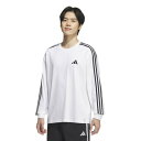 アディダス(adidas)(メンズ)ワーディング パック ルーズフィット ヘビーシングルジャージー 長袖Tシャツ JUP88-JW6937