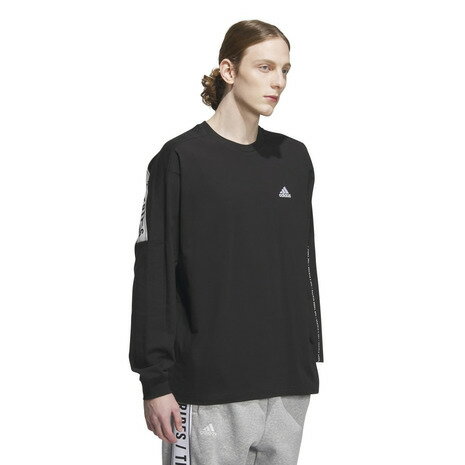 アディダス（adidas）（メンズ レディース）ワーディング ルーズフィット Tシャツ 長袖 IEH99-IK7346 ロンT