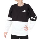 プーマ（PUMA）（メンズ）長袖Tシャツ メンズ POWER 674925 01 BLK