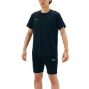 ミズノ（MIZUNO）（メンズ レディース）Tシャツ 半袖 メンズ ナビドライ 32MA119090 カットソー 黒