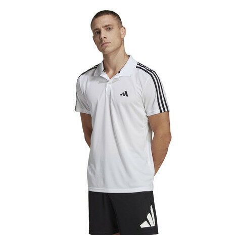 アディダス ポロシャツ メンズ アディダス（adidas）（メンズ）トレイン エッセンシャルズ ピケ スリーストライプス トレーニング ポロシャツ BXH46-IB8109