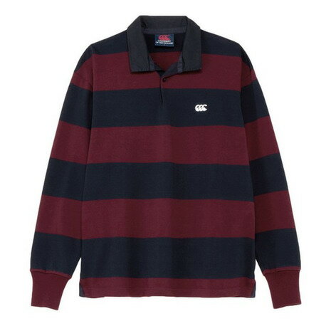 【最大5万ポイントバック!要エントリー&抽選★12/1限定】カンタベリー(canterbury)(メンズ、レディース)ロングスリーブ 4インチストライプ ラグビ...