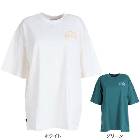 ニューバランス（new balance）（レディース）半袖Tシャツ レディース Bloomy オーバーサイズ WT31555