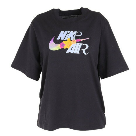 ナイキ Tシャツ レディース ナイキ（NIKE）（レディース）半袖Tシャツ レディース 黒 コットン FB8192-010