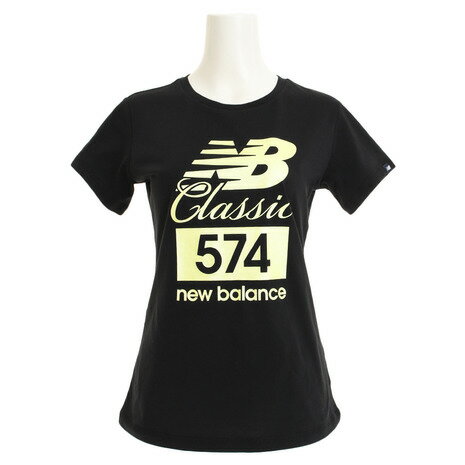 ニューバランス(newbalance) 多少の傷汚れありの為大奉仕 Tシャツ半袖574AWT81569BKオンライン価格(レディ