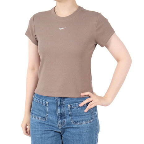 ナイキ（NIKE）（レディース）NSW リブ タイツ 半袖Tシャツ HV4995-214
