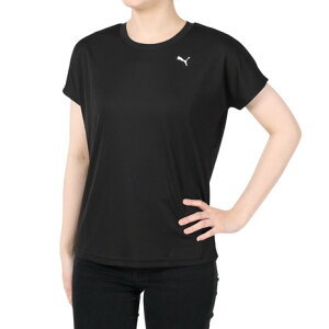 プーマ（PUMA）（レディース）半袖Tシャツ レディース ドライプラス UV 523780 01 BLK