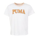 【最大7万ポイントバック!要エントリー&抽選★5/10限定】プーマ(PUMA)(キッズ)ジュニア SQUAD Tシャツ 681398 02 WHT