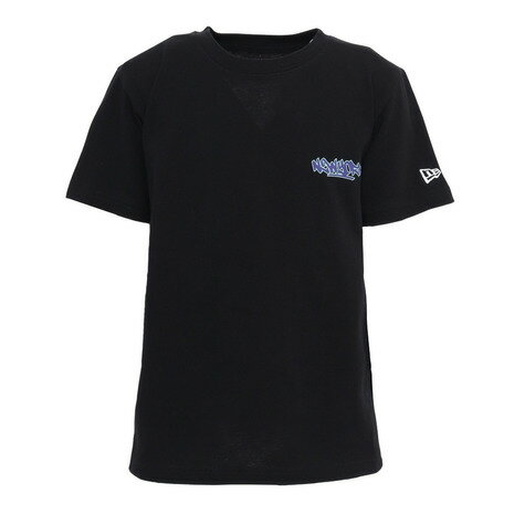 ニューエラ(NEW ERA)(キッズ)ジュニア 半袖 コットン Tシャツ Graffiti BLK 14414385 ニューエラ(NEW ERA)(キッズ)ジュニア 半袖 コットン Tシャツ Graffiti BLK 14414385
