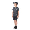 【最大7万ポイントバック!要エントリー&抽選★5/10限定】プーマ(PUMA)(キッズ)ボーイズ アクティブ スポーツ ポリ AOP 半袖Tシャツ & ショーツ...