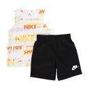 ナイキ(NIKE)(キッズ)ジュニア NKB B NSW PE AOP タンクトップ ショートパンツ 上下セット 86M044-023