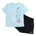 ナイキ(NIKE)(キッズ)トドラー RHYTHM ドライフィット MESH 半袖Tシャツ ショートパンツ 76M959-023