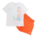 ナイキ(NIKE)(キッズ)トドラー RHYTHM ドライフィット MESH 半袖Tシャツ ショートパンツ 76M959-N1Y