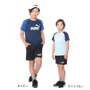 【最大7万ポイントバック!要エントリー&抽選★5/1限定】プーマ(PUMA)(キッズ)ボーイズ ポリ 半袖Tシャツ & ショーツセット 849634