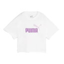 【最大7万ポイントバック!要エントリー&抽選★5/10限定】プーマ(PUMA)(キッズ)キッズ ガールズ ロゴ クロップド 半袖 Tシャツ 681319 73 ...