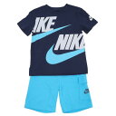 ナイキ(NIKE)(キッズ)半袖Tシャツ キッズ 上下セット 86J213-F85