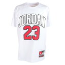 ジョーダン（JORDAN）（キッズ）Tシャツ 半袖 キッズ 男の子 ボーイズ 白 ホワイト 綿100 コットン100 GRAPHIC 95A088-001