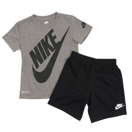 楽天SuperSportsXEBIO楽天市場支店ナイキ（NIKE）（キッズ）上下セット 半袖Tシャツ キッズ FUTURA SHORT SET 86F024-023 ※要サイズ確認