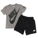 ナイキ（NIKE）（キッズ）上下セット 半袖Tシャツ キッズ FUTURA SHORT SET 86F024-023 ※要サイズ確認