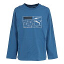 プーマ（PUMA）（キッズ）ACTIVE SPORTS 長袖Tシャツ 674122 17 BLU