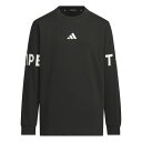 【20%OFFクーポン対象!5/20まで】アディダス(adidas)(キッズ)キッズ 長袖 ワード Tシャツ KCE77-JM4577