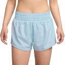 ナイキ(NIKE)(レディース)ドライフィット ワン ミッドライズ 8cm ショートパンツ インナー付き DX6011-441 スポーツウェア