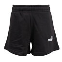プーマ(PUMA)(キッズ)ジュニア ESS スモール NO. 1 ロゴ ショーツ 687786 01 BLK
