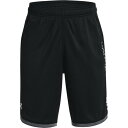 アンダーアーマー(UNDER ARMOUR)(キッズ)パンツ ハーフパンツ 速乾 抗菌防臭 ブラック 黒 スタント3.0 ショーツ 1361802 001