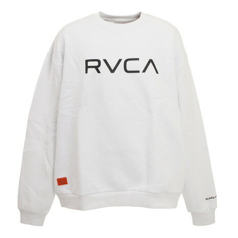 ルーカ（RVCA）（メンズ）ビッグ クルーネックトレーナー BB042002 WHT