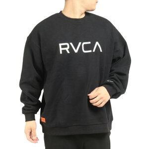 ルーカ（RVCA）（メンズ）トレーナー 長袖 BALANCED CREW ブラック プルオーバー BC042035 BLK