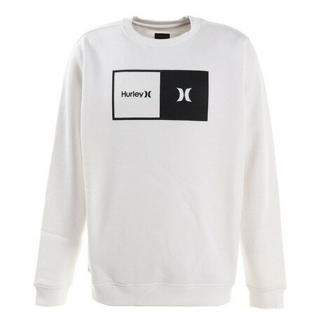 ハーレー（HURLEY）（メンズ）DOUBLE UP FLEECE クルースウェット MFL2100004-WHT