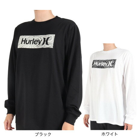 ハーレー（HURLEY）（メンズ）VORTEX BOX ロゴ 長袖Tシャツ MLS2312011