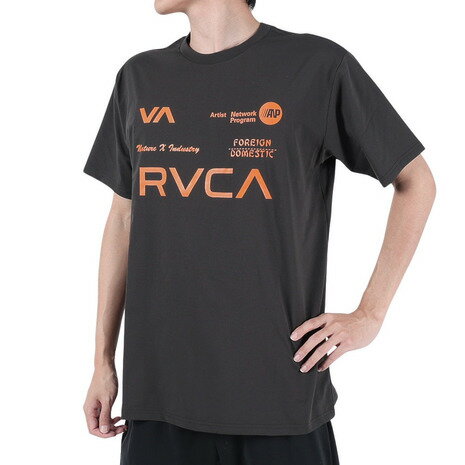 ルーカ（RVCA）（メンズ）半袖Tシャツ メンズ ALL BRAND ラッシュガード BD041853 ORG