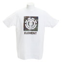 エレメント LOGO BLOCK 半袖Tシャツ AJ021206 WHT (Men's)