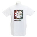 エレメント LOGO BLOCK 半袖Tシャツ AJ021206 WWT (Men's)