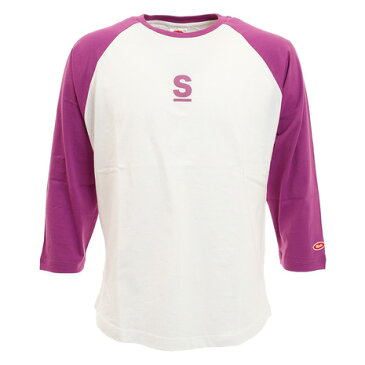 SLYDE（SLYDE） LOGO 7分袖Tシャツ sl202002102-PUL （Men's）