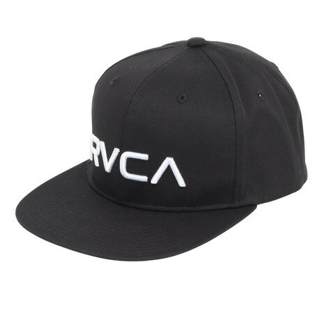 ルーカ（RVCA）（メンズ）RVCA TWILL SNAPBACK キャップ BE042951 BLK