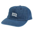 ビラボン(BILLABONG)(メンズ)キャップ WASHED DENIM BD011953 DIN